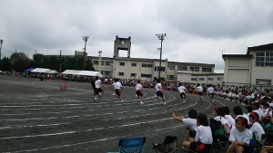 中学校最後の運動会