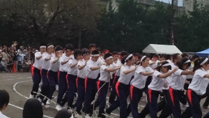中学校最後の運動会