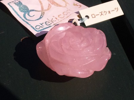 薔薇のペンダントトップ 薔薇のペンダントトップ