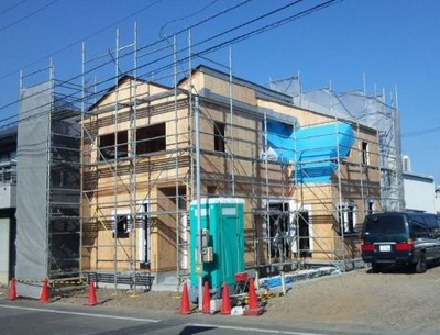 ツーバイフォー工法の建方