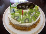 今月のお誕生日ケーキ