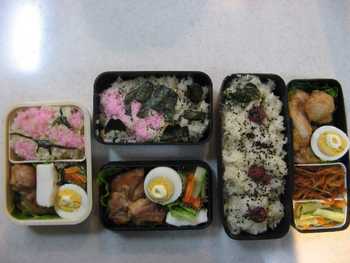 3人分のお弁当