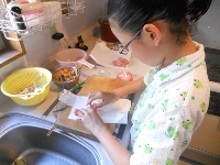 夕食当番の日