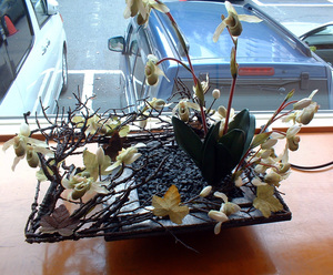 ホテルの花