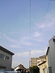 きれいな青空...。