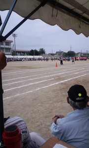運動会...