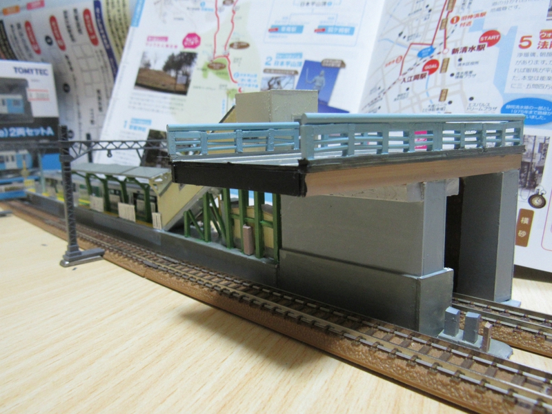 静鉄入江岡駅のジオラマ模型