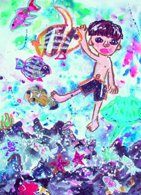 夏休みこども絵画講座/最終回