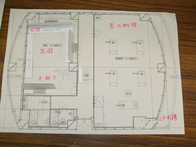 マナビィまつり展示レイアウト