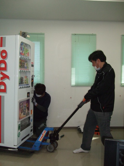 自販機撤去 自販機撤去