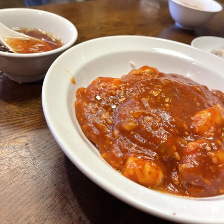 用宗港の近く,町中華の「四川萌芽」さん。 用宗港の近く,町中華の「四川萌芽」さん。