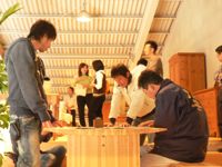 家具工房探検です!