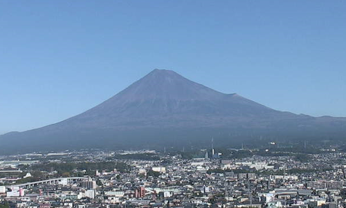 今朝の富士山～１１月６日～
