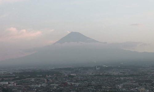 今朝の富士山～１０月２２日～