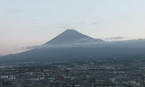 今朝の富士山～１０月２５日～