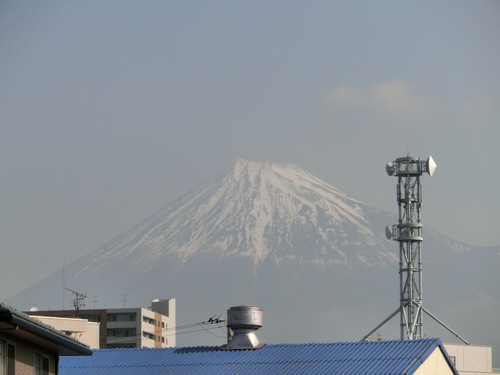今朝の富士山～４月１８日～