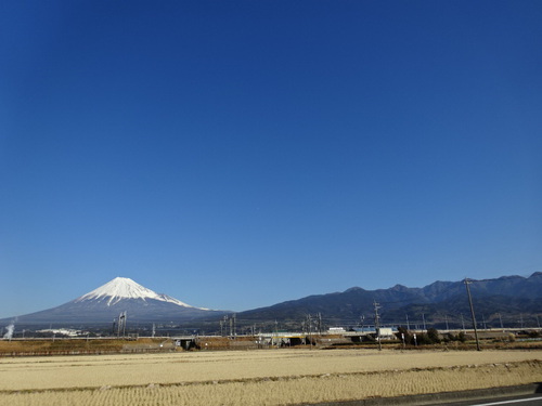 今朝の富士山～１月８日～