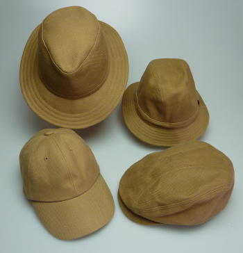 特殊な織物の帽子　シルバーレイククラブ