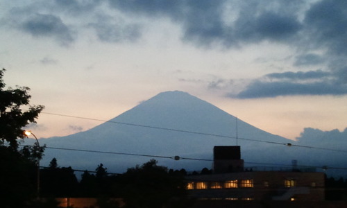 いいっすね。富士山。