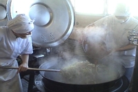 給食室,学校給食,給食のおばちゃん