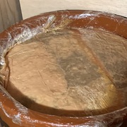 4月に仕込んだ味噌のお手入れ♪ 4月に仕込んだ味噌のお手入れ♪