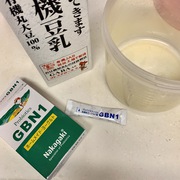 ビフィズス菌の種で豆乳ギリシャヨーグルト♪ ビフィズス菌の種で豆乳ギリシャヨーグルト♪