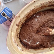 アルザス陶器でチョコケーキ風♪ アルザス陶器でチョコケーキ風♪