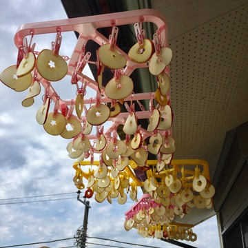 干しりんご 制作中…♪ 干しりんご 制作中…♪