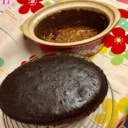 アルザス陶器でチョコケーキ風♪ アルザス陶器でチョコケーキ風♪