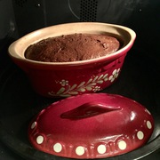 アルザス陶器でチョコケーキ風♪ アルザス陶器でチョコケーキ風♪