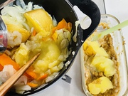 鉄鍋で作る具沢山の甘い野菜のスープ♪ 鉄鍋で作る具沢山の甘い野菜のスープ♪