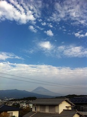 今朝の富士山・大岡信ことば館特別展その5♪