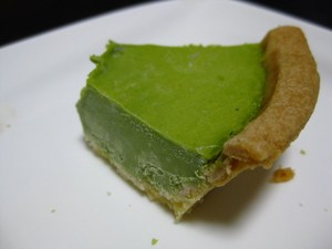 抹茶のベイクドチーズケーキ