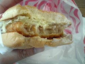 史上最高のエビバーガー
