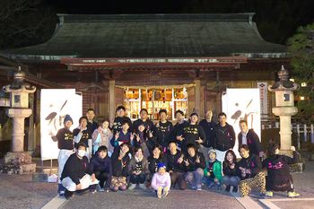 大井神社でキャンドルナイト