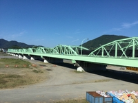 安倍川橋は日本一のボーストリング橋