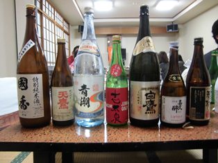 日本酒の会でした