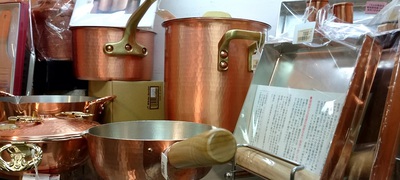 銅の調理器具 銅の調理器具