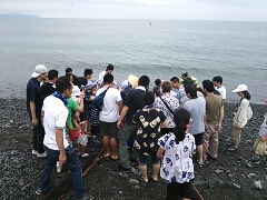 地引網&BBQ♪