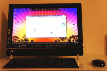 住まい用のPC購入、TouchSmart 600-1390jp
