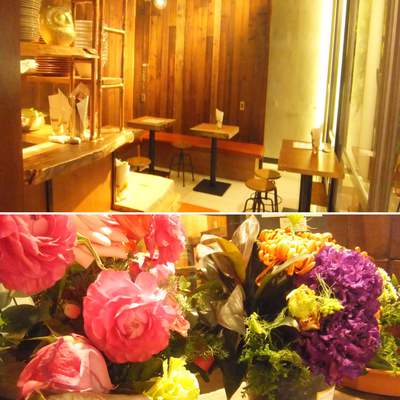 HUGHOP 店内 オープンのお花 HUGHOP 店内 オープンのお花
