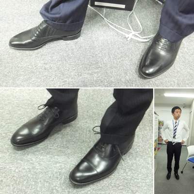 サンレイ 紳士靴 オシャレな足もと 久保田さん サンレイ 紳士靴 オシャレな足もと 久保田さん