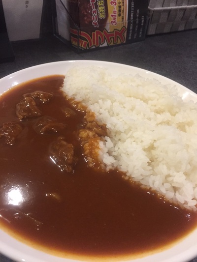 ラポール ランチ ハヤシライス普通盛り ラポール ランチ ハヤシライス普通盛り