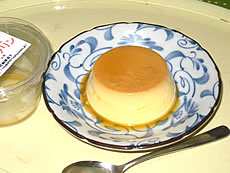 みそみそプリンとたこ焼き
