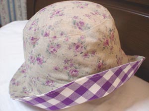 シンプルハットパープル大人用