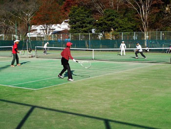 県シルバーテニス協会の宿泊テニス大会！