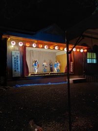 熊野神社で阿波おどり