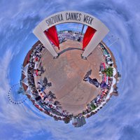 「海辺のマルシェ」　　シズオカ×カンヌウィーク2017　（360度パノラマ）