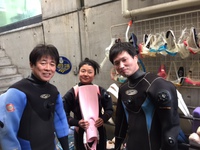 ドライスーツプール講習