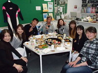 パラオ飲み会＆アザラシ水槽　スタッフ大庭・鈴木・三宅